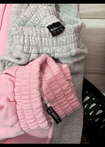 pembe ve gri Eşofman - Görsel 5