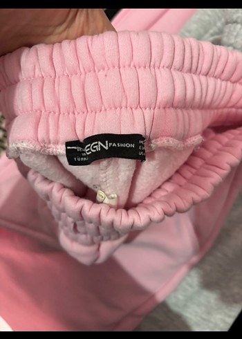 pembe ve gri Eşofman - Görsel 6