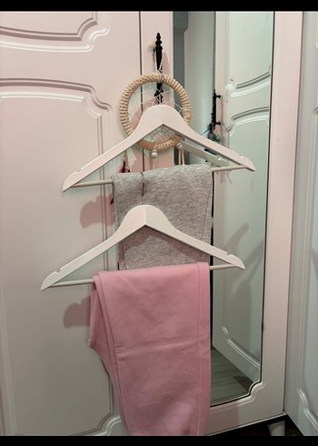 pembe ve gri Eşofman - Görsel 2