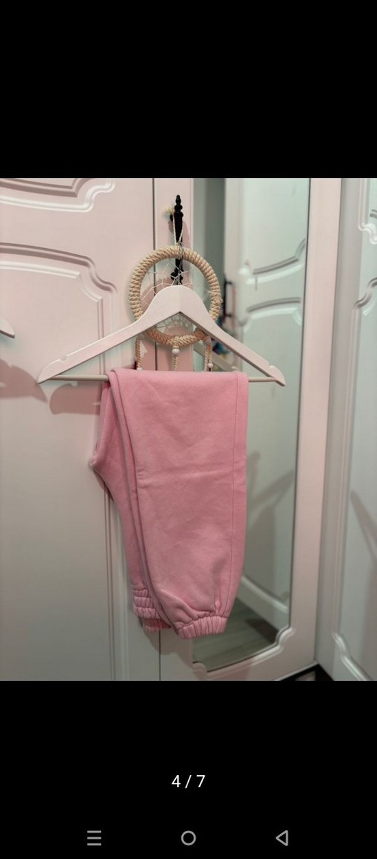 pembe ve gri Eşofman - Görsel 4