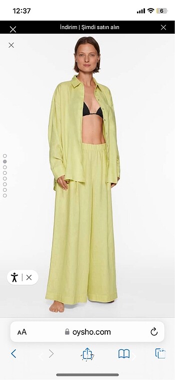 Oysho 0 keten pantolon