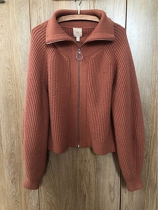H&M fermuarlı hırka