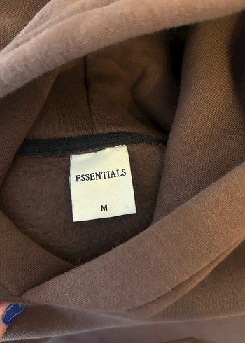Diğer Kahverengi Kapüşonlu Rahat Sweatshirt