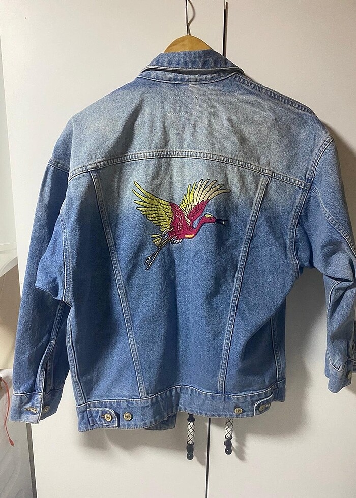 Kadın kot ceket - Görsel 2