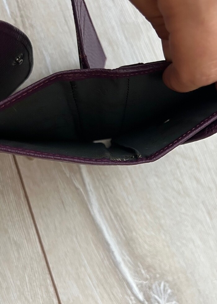 Mor Polo cüzdan - Görsel 2