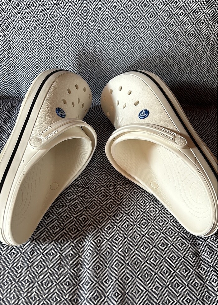 Crocs beyaz terlik 46-47 - Görsel 5