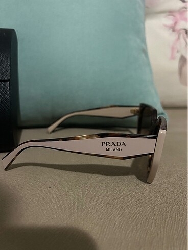 Prada kahverengi gözlük - Görsel 8