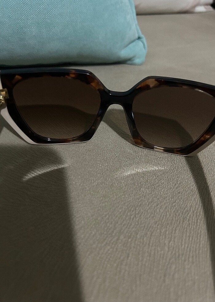 Prada kahverengi gözlük - Görsel 4