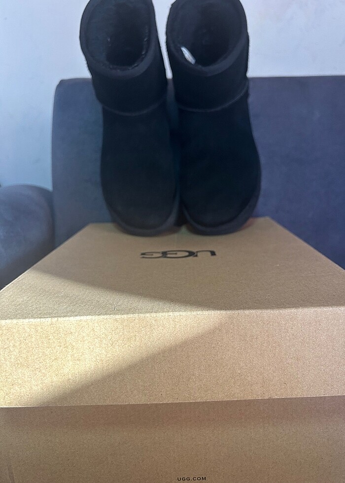 Ugg siyah bayan mini bot - Görsel 5