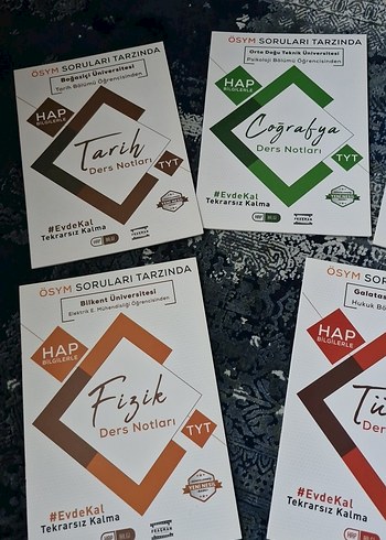 HAP BİLGİ TYT Ders Notları Seti Tarih, Biyoloji ve diğerleri - Görsel 2