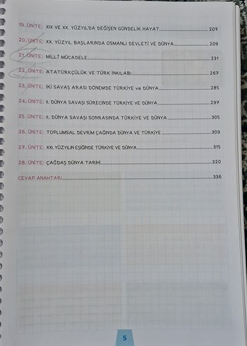 TYT-AYT Tarih Destek Defterim- ens yayınları - Görsel 4