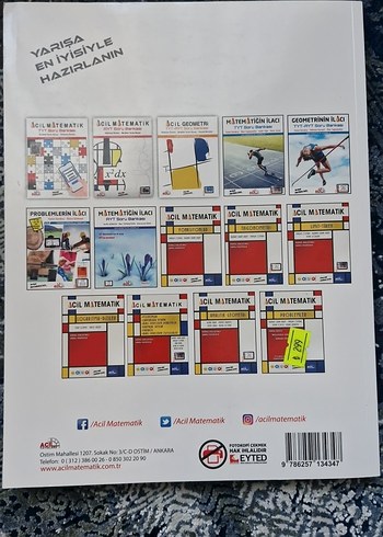 ACİL YAYINLARI- Matematiğin İlacı TYT Soru Bankası - Görsel 2