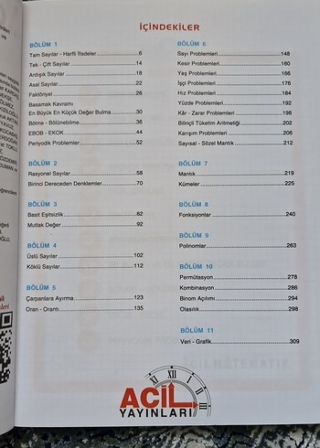 ACİL YAYINLARI- Matematiğin İlacı TYT Soru Bankası - Görsel 6