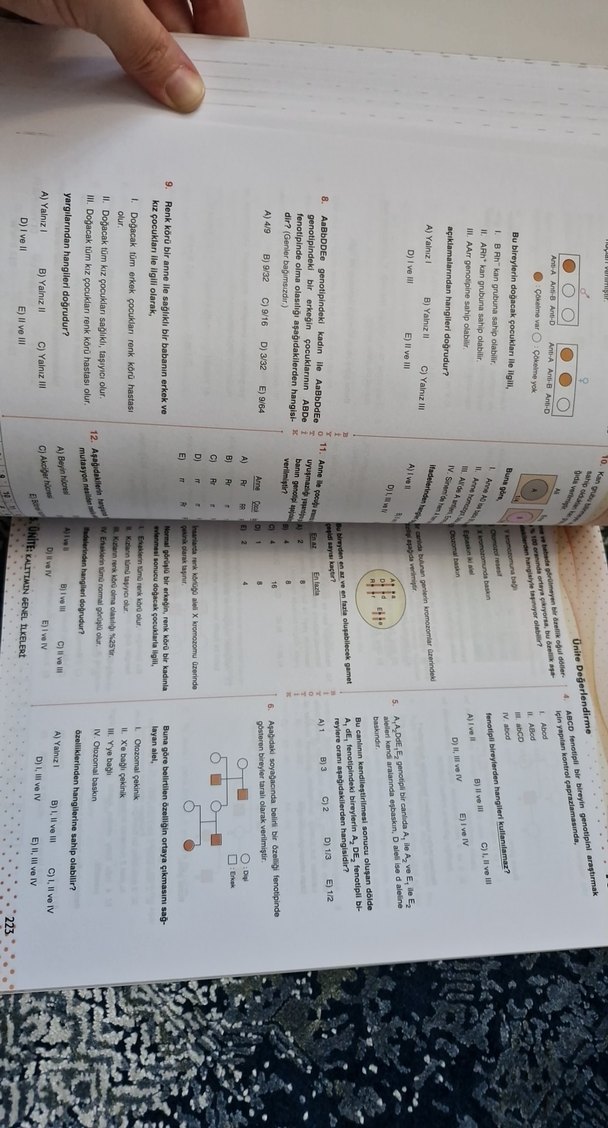 BİYOTİK YAYINLARI- TYT Biyoloji Soru Bankası - Görsel 4