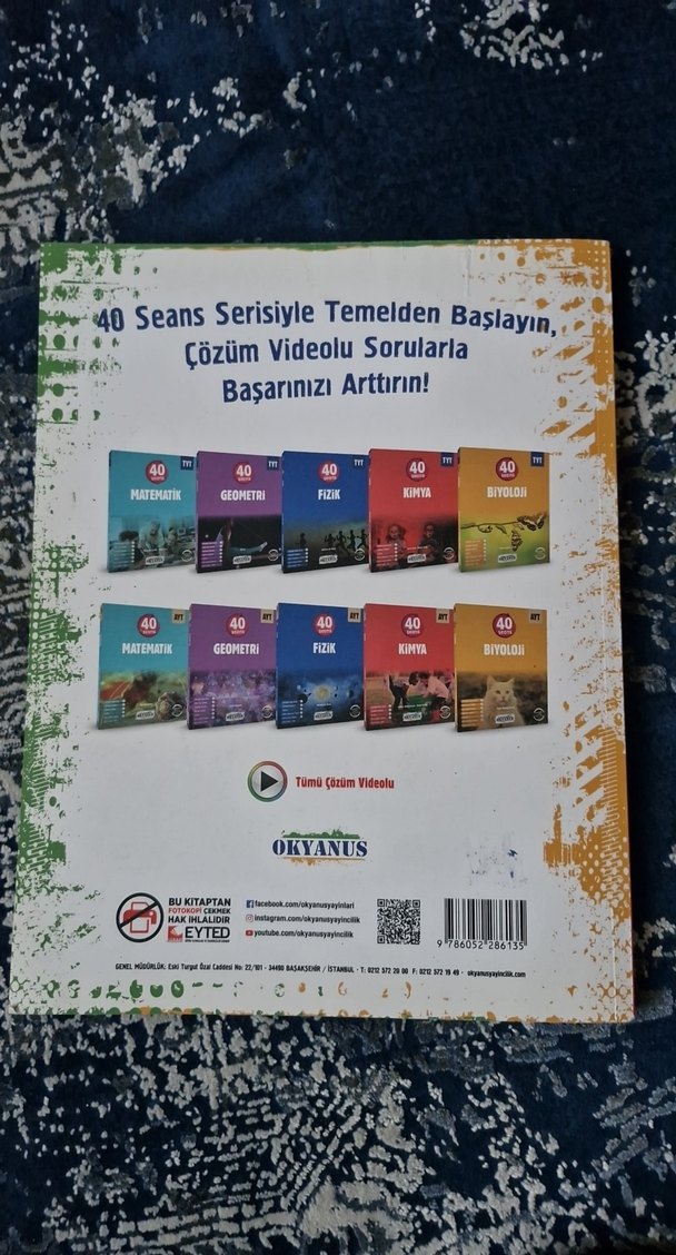 OKYANUS- TYT Kimya 40 Seans Soru Bankası - Görsel 2