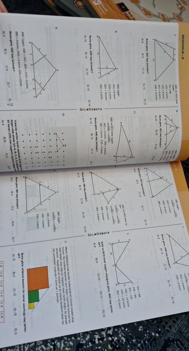 ACİL YAYINLARI- Geometrinin İlacı TYT-AYT Soru Bankası - Görsel 4