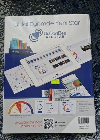 ÜçDörtBeş YAYINLARI- TYT Türkçe Soru Bankası - Müslüm Kaplan - Görsel 2