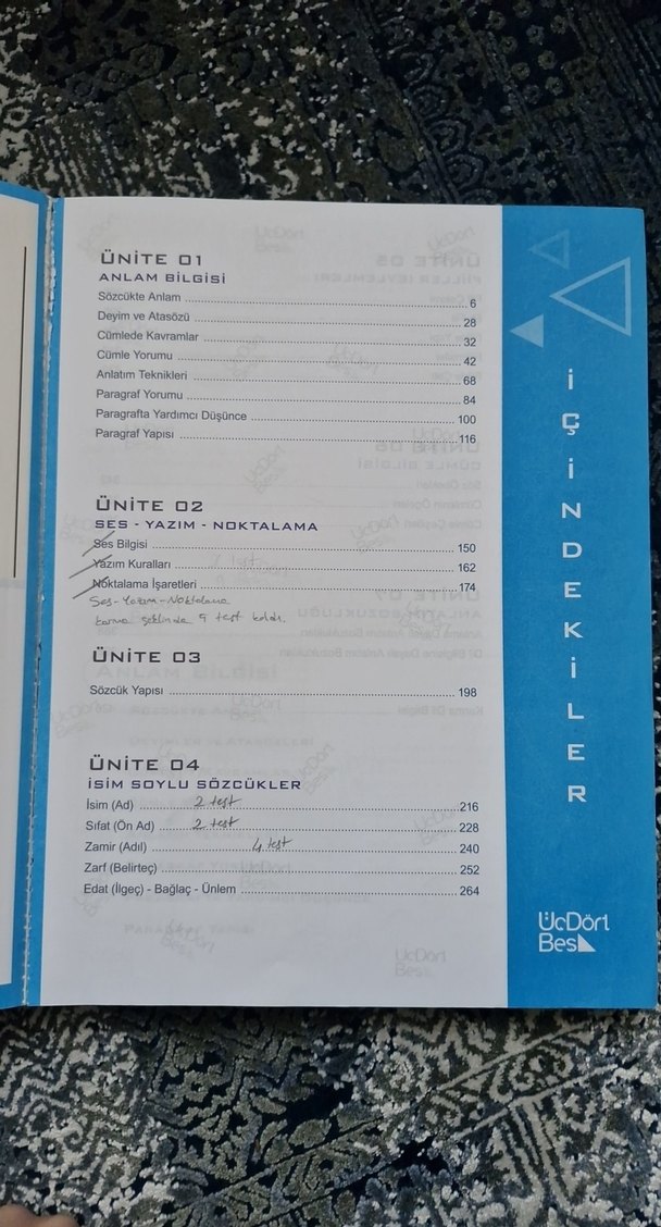 ÜçDörtBeş YAYINLARI- TYT Türkçe Soru Bankası - Müslüm Kaplan - Görsel 3