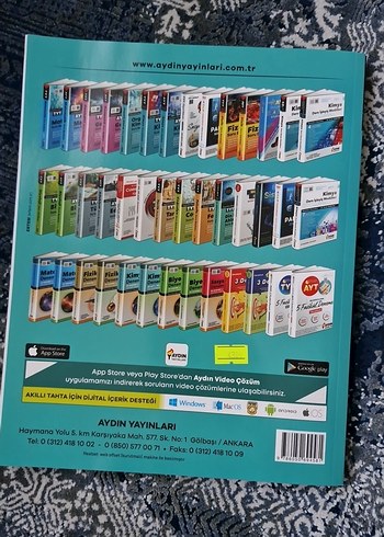 TYT Kimya Soru Bankası - Aydın Yayınları - Görsel 2