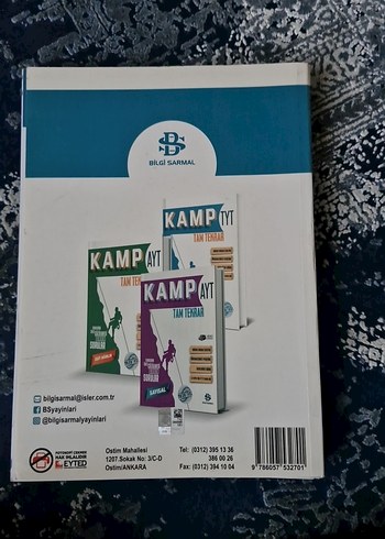 Kamp TYT Sınav Öncesi 2000 Soru Kitabı Tam Tekrar - Görsel 2