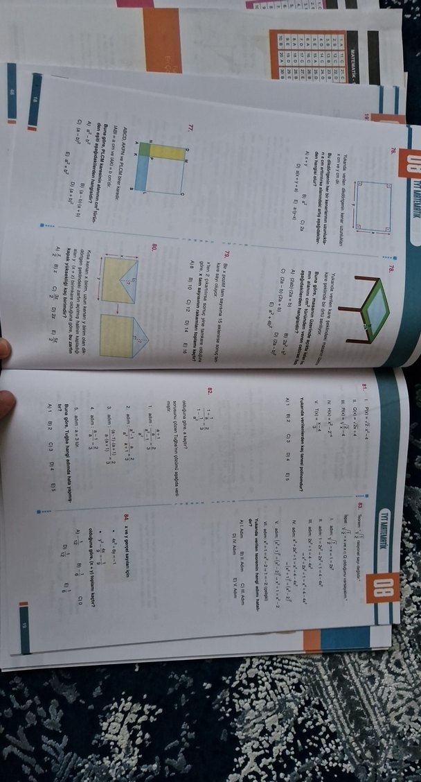 Kamp TYT Sınav Öncesi 2000 Soru Kitabı Tam Tekrar - Görsel 5