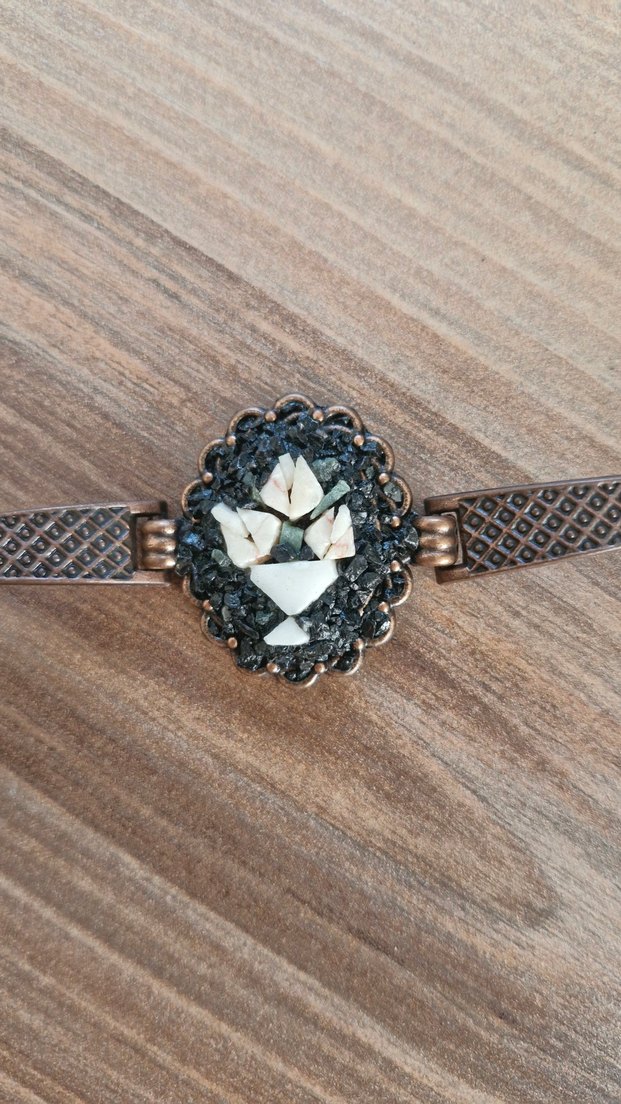 Vintage Doğal Taş Bileklik - Görsel 2