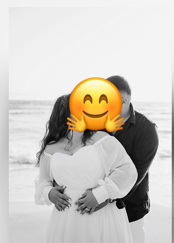 Beyaz dış çekim elbisesi