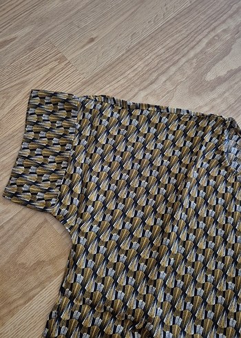 H&M Bohem Tarzı Kısa Kollu Kadın Bluz