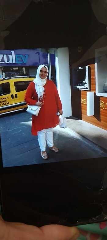 Turuncu pileli tunik