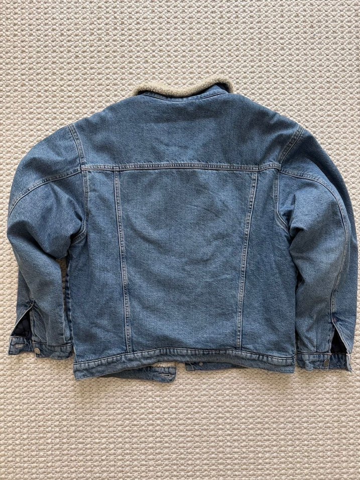 İçi kürklü erkek Kot Ceket kışlık - Görsel 3