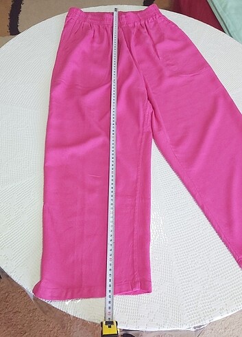 l Beden pembe Renk TATLI PEMBE KADIN KETEN PANTOLON L BEDEN MARKA TEMSİLİDİR