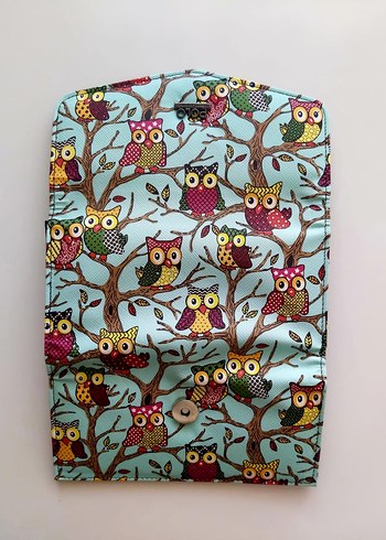 Renkli Baykuş Desenli Kadın Cüzdan - Görsel 6