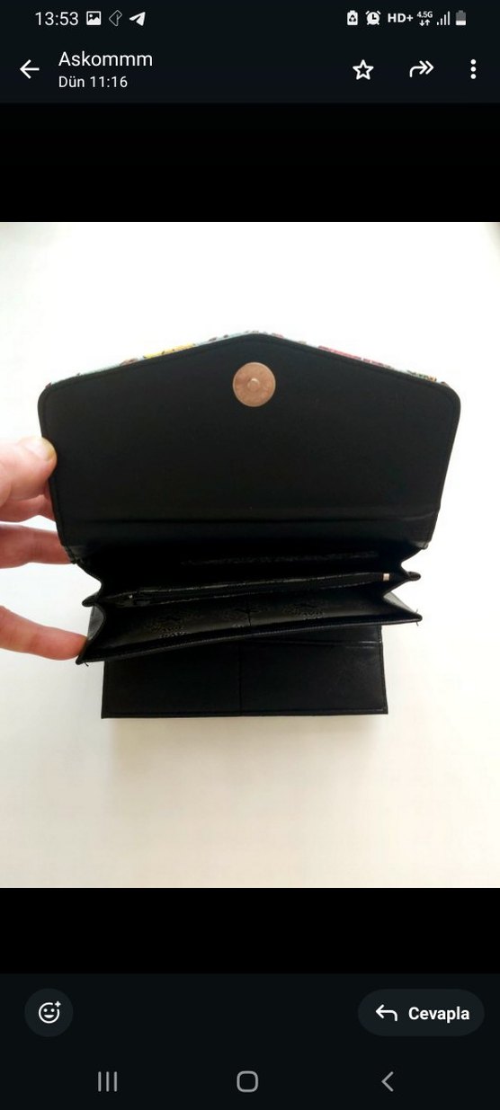 Renkli Baykuş Desenli Kadın Cüzdan - Görsel 4