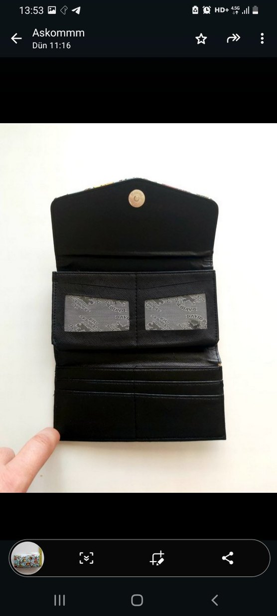 Renkli Baykuş Desenli Kadın Cüzdan - Görsel 5