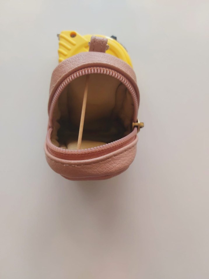 Pembe Kedi Figürlü Küçük Kedi Aksesuar Çantası - Görsel 4