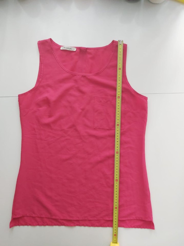 Pembe Kadın Basic Atlet - Görsel 4