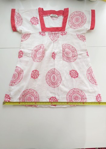 Pembe Bohem Dantel Detaylı şile bezi Tunik - Görsel 4