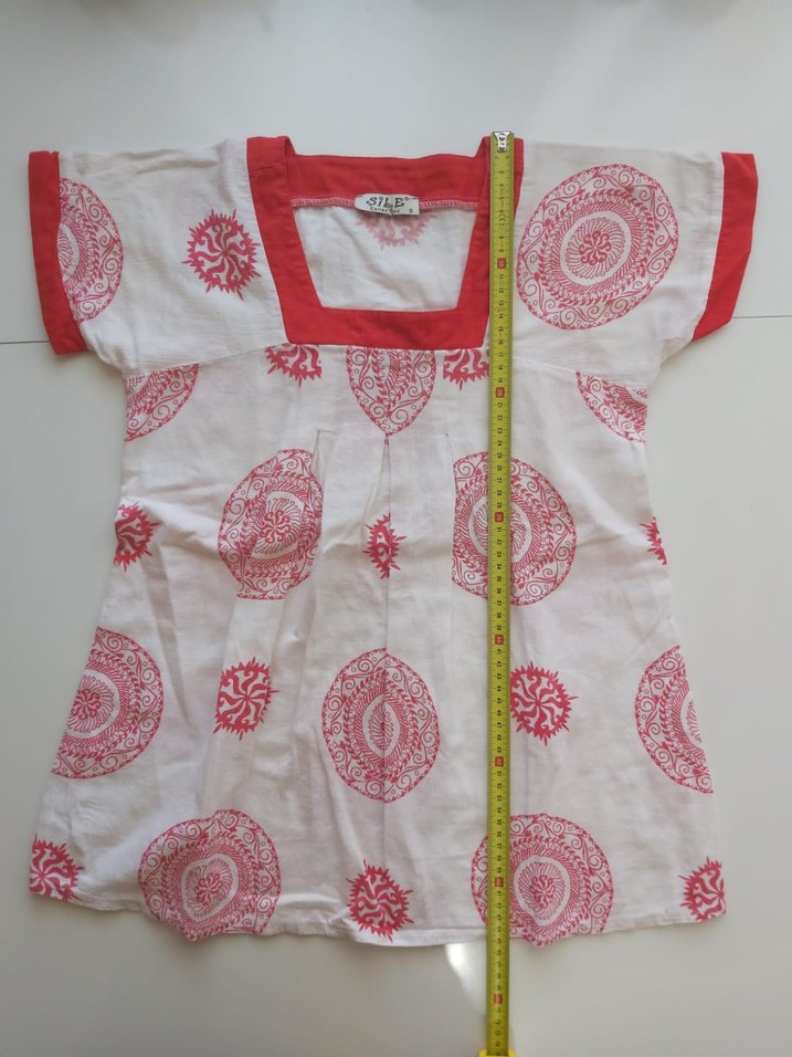 Pembe Bohem Dantel Detaylı şile bezi Tunik - Görsel 3