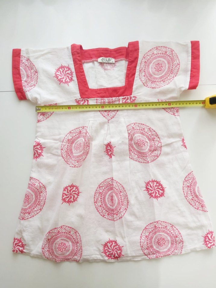 Pembe Bohem Dantel Detaylı şile bezi Tunik - Görsel 5