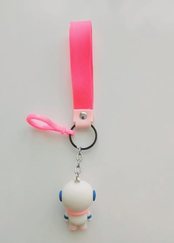 pembe astronotlu love anahtarlik - Görsel 3
