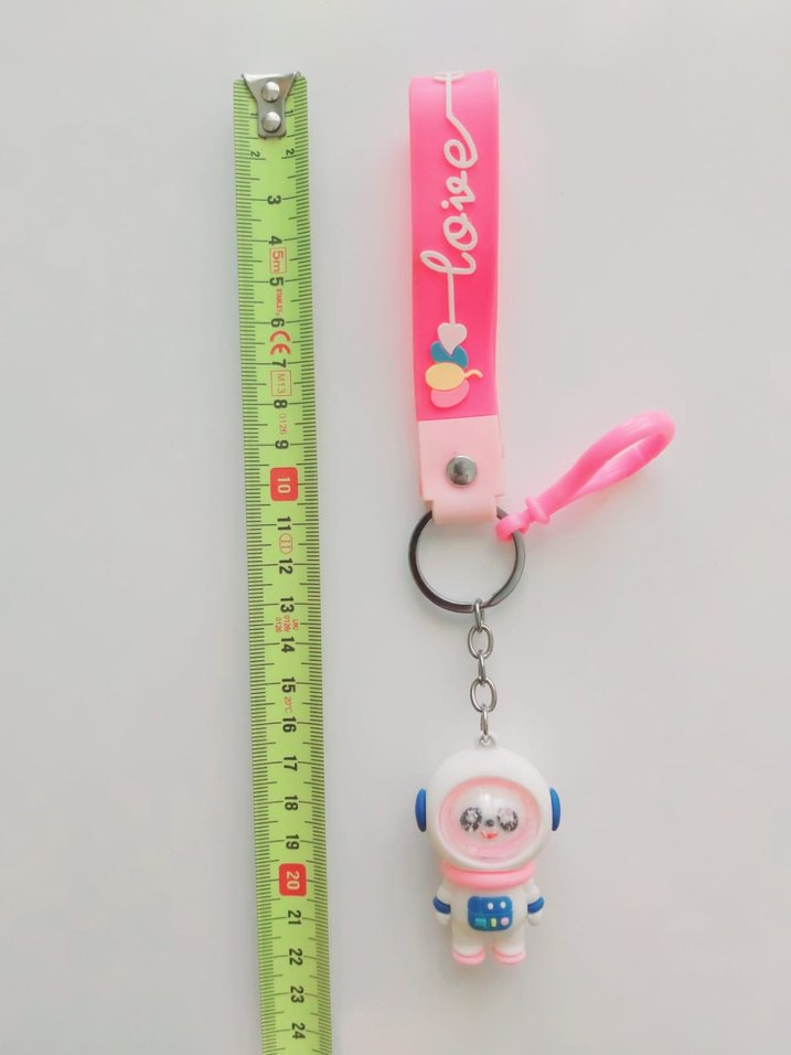 pembe astronotlu love anahtarlik - Görsel 2