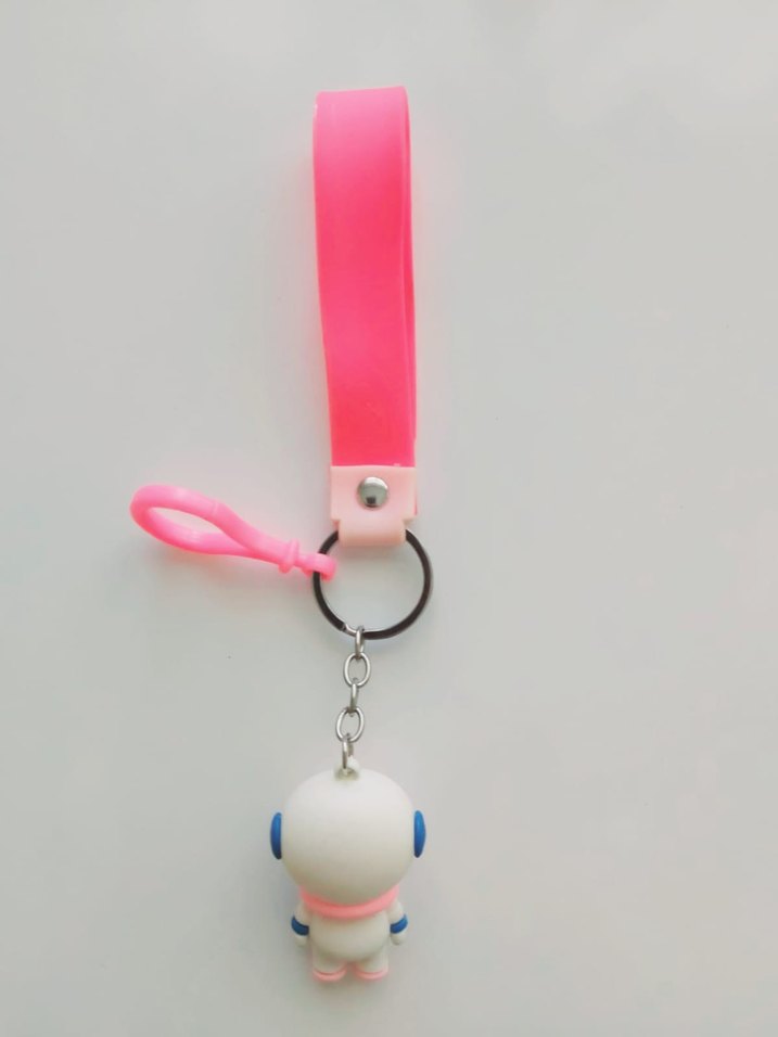 pembe astronotlu love anahtarlik - Görsel 3