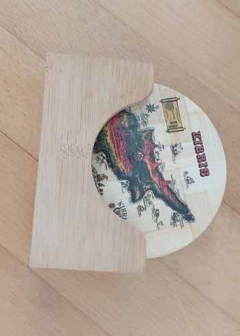 Antika Kıbrıs temalı fincan altlığı - Görsel 18