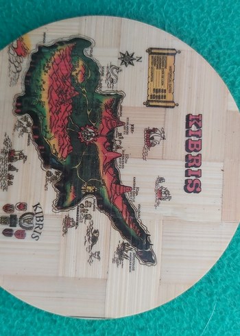 Antika Kıbrıs temalı fincan altlığı - Görsel 9