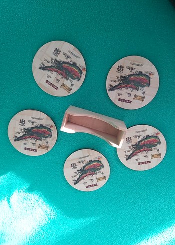 Antika Kıbrıs temalı fincan altlığı - Görsel 3