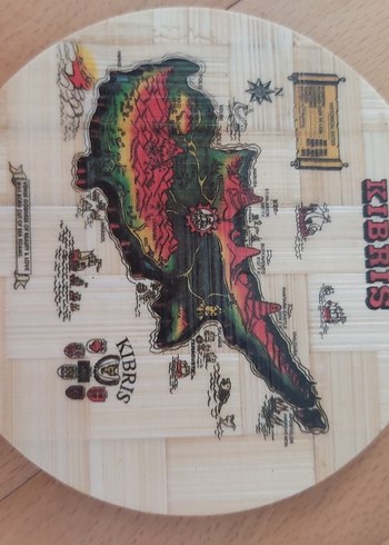 Antika Kıbrıs temalı fincan altlığı - Görsel 11