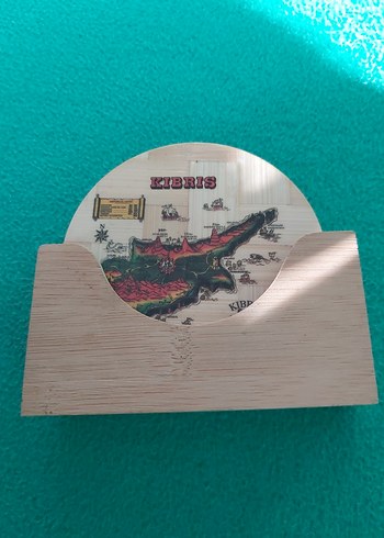 Antika Kıbrıs temalı fincan altlığı - Görsel 10