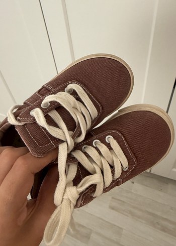 24 Beden kahverengi Renk Kahverengi Spor Ayakkabı