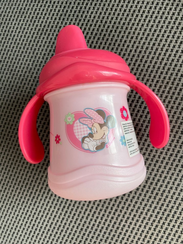 Pembe Minnie Mouse Bebek Bardağı - Görsel 2