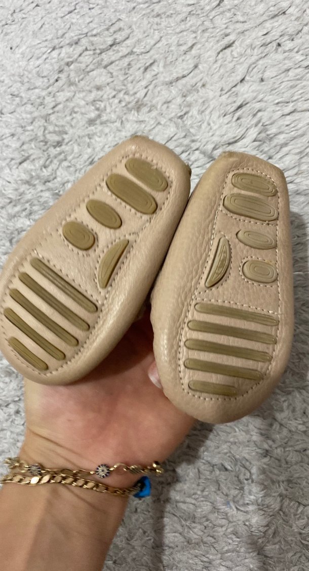 Çocuk Bej Deri Püsküllü Loafer - Görsel 2